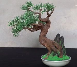 Fake Bonsai Tree, Artificial Bonsai for Home & Garden, Home Decor, Handmade - Picture 1 of 10