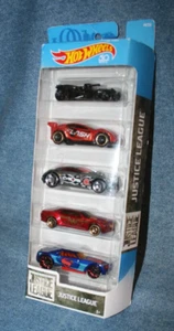 Hot Wheels 5 Pack JUSTICE LEAGUE Batmobile Synkro Sir Ominous Ryura Bully Goat - Picture 1 of 4