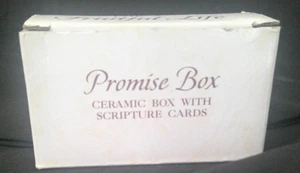 Promise Box Ceramic Scripture Card Box - God's Promises for a Fruitful Life - Picture 1 of 14