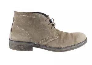 Mens Suede Chukka Boots 1901 Size US 9 EU 42 Shock Absorb PU sole Made in Italy - Picture 1 of 13