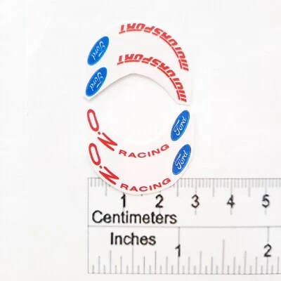 RC 1/10 Scale Wheels Stickers Decal Rim Car Drift Onroad Garage Miniature Body - Image 1 of 4