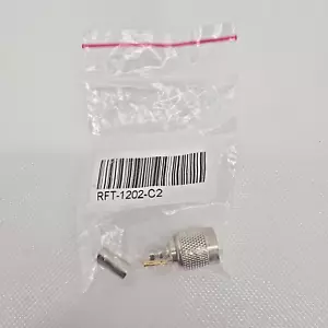 RF INDUSTRIES RFT-1202-C2 TNC MALE LMR-200 CRIMP CONNECTOR - Picture 1 of 2