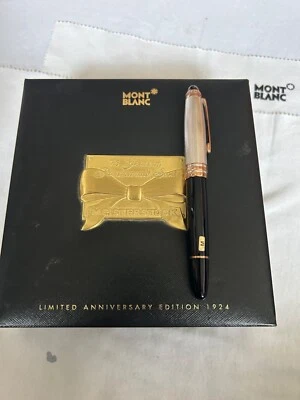 Montblanc Meisterstuck 146 75 aniversario edición limitada 1924, oro rosa como nuevo Foto 1 de 4