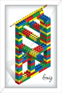 Escher, MC, Lego, perspectiva, edificio, bloques, óptica, ilusión, imposible, objeto - Imagen 1 de 2