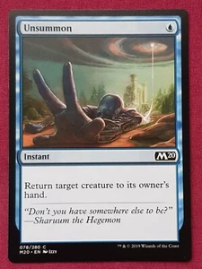 Magic The Gathering 2020 CORE SET M20 UNSUMMON blue card MTG - Picture 1 of 2