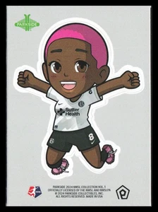 2024 Parkside NWSL Collection Asisat Oshoala #NNO Chibi Stickers - Picture 1 of 2