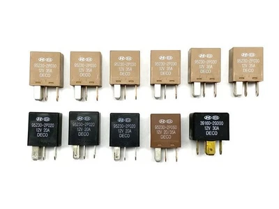 Assortment of 11 Relays Fits 2009-2014 Hyundai Sonata 83605 - Image 1 of 4