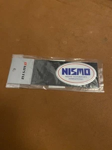 Nissan Nismo Logo Embossed Plate 1984 Aluminum Sticker - Picture 1 of 6