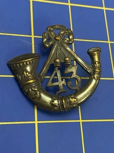 BRITISCHES MILITÄR MÜTZENABZEICHEN, THE 43RD MONMOUTHSHIRE LI REGIMENT OF FOOT - Bild 1 von 5