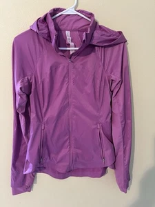 Lululemon Goal Smasher Jacket Hooded SeaWheeze Size 4 Purple Blossom PUBL 50217 - Bild 1 von 4