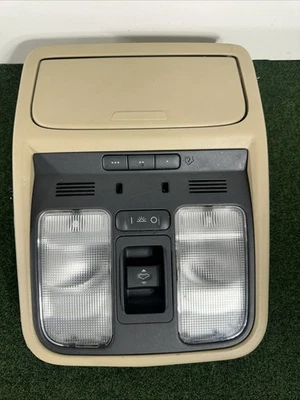 2007-2009 Acura MDX купол желтовато-коричневый OEM верхняя сборка люк и HomeLink - Изображение 1 из 4