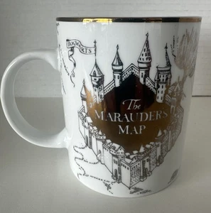 Harry Potter die Marodeursa Karte Kaffeebecher Se7en 20 weiß/gold seltene Farbe - Bild 1 von 9