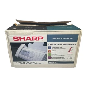 Sharp UX-P200 Normalpapier Faksimile Gerät Heim oder Büro Fax Neu - Bild 1 von 4