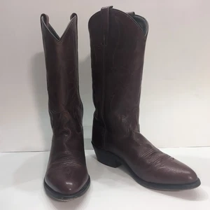 Old West SCM7017 Braun Leder Cowboystiefel Weite Spitze Herren 8 EE - Bild 1 von 15