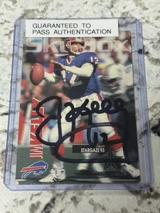 1993 Skybox Football #IP3 Jim Kelly Auto - Picture 1 of 2