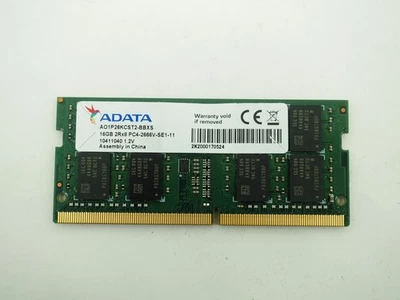 ADATA 16GB PC4-2666V Laptop Ram / SO-DIMM Memory - AO1P26KCST2-BBXS - Image 1 of 2