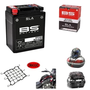 PER HONDA XL RM / XL LM 600 1985 A 1987 BATTERIA TX14AH PRONTA AL MONTAGGIO 14, - Picture 1 of 2