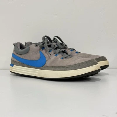 Zapatos de golf Nike Lunar Waverly para hombre sin clavos talla 13 color gris/azul usados en excelente estado Foto 1 de 4
