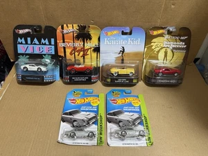 Lot 6 Hot Wheels Miami Vice F512 Beverly Cop Cutlass Karate 48 Ford Mach 1 Bond - Picture 1 of 8