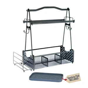 Camping Essentials Grill Caddy mit Gewürz, Utensil und Papierhandtuchhalter... - Bild 1 von 7