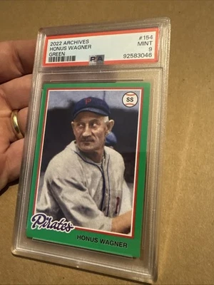 Бейсбольная карточка Хонус Вагнер PSA 9 как новая Pittsburgh Pirates Topps архивы 2022 MLB - Изображение 1 из 4