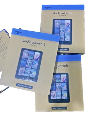 AMAZON KINDLE COLORSOFT 16GB NEWEST GEN 2025 NO ADS BLACK NEW SEALED RRP:£239.99 - Image 1 of 4
