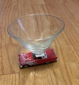 Vintage Thunderbird Weinglas Cocktailbar Auto Motiv Dekor - Bild 1 von 4