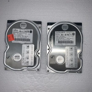 Lot of 2 Fujitsu 10GB 3.5" IDE HDD Hard Drive - Picture 1 of 4