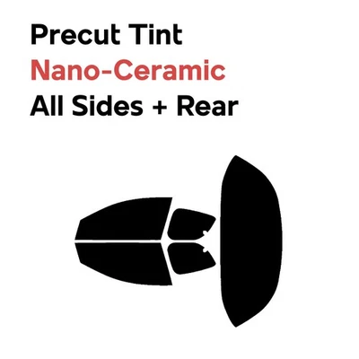 Película de janela pré-cortada automotiva nano cerâmica qualquer % tonalidade para Mazda RX-8 2009-2011 - Imagem 1 de 4