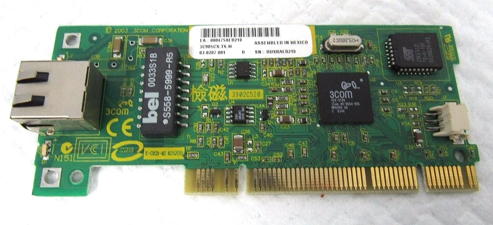 ITE ETHERNET BOARD FAB 02-0287-002-REV-01 - Image 1 of 1