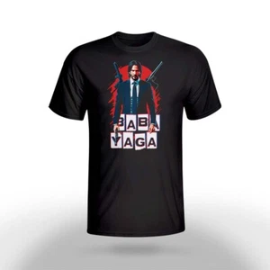 John Wick Inspired PREMIUM T-Shirt Gift Men Unisex - BABA YAGA - JW-A02 - Picture 1 of 3