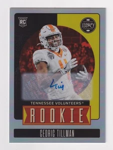 2023 Panini Legacy ROOKIE PREMIUM PENMANSHIP AUTOGRAPH CEDRICK TILLMAN RC AUTO - Picture 1 of 2