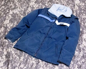 Vintage Powderhorn Mountaineering Insulated Blue Winter Ski Jacket Size 10 - Picture 1 of 3