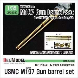 DEF. MODELO DM35089, USMC M197 20mm Pistola Juego de cañón de metal para AH-1Z, ESCALA 1:35 - Imagen 1 de 8