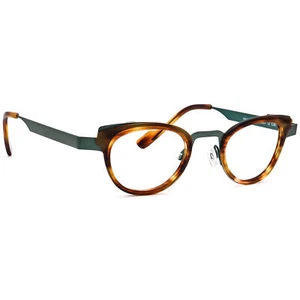Anne Et Valentin Eyeglasses Feist U 136 Havana/Green Semi Cat Eye 40[]22 135 - Picture 1 of 6