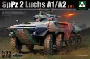 Takom 1:35 Scale Bundeswehr SpPz 2 Luchs A1/A2 2 in 1 Plastic Model Kit 2017 - Picture 1 of 1