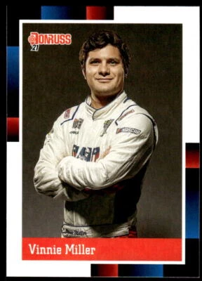 Vinnie Miller 2021 Panini Donruss Racing # 190 Base - Image 1 of 2