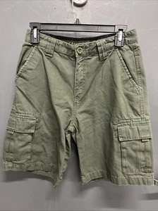 Boy Scout Of America Uniform Canvas Shorts Green Size Youth 16 - Picture 1 of 5