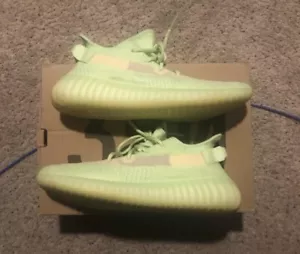 Adidas Yeezy Boost 350 V2 Glow in Dark GID Size M8.5/W10 -EG5293 VNDS - Picture 1 of 6