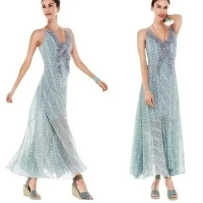 Maxi Vestido CABI Jardín Fiesta Multicolor Talla 6 #5104 Usado en Excelente Condición Foto 1 de 4