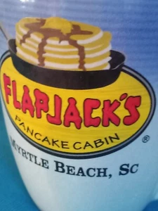 Vintage Flapjacks Myrtle Beach S.C. Pancake Cabin Ironstone Blue...ombre Blendo - Bild 1 von 13