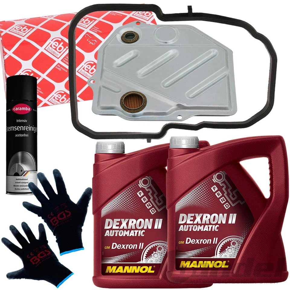 FEBI BILSTEIN Kit filtri cambio automatico Febi + olio ATF per MERCEDES W124 123 210 202 201 C123