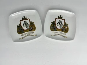 Miniature Schnauzer Plastic Plate Dish by Heritage Graphics SET OF 2 VINTAGE - Picture 1 of 9