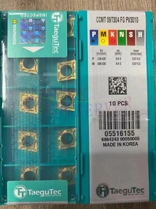 10PCS Taegutec CNC blade CCMT09T304FG PV3010 NEW - Picture 1 of 1