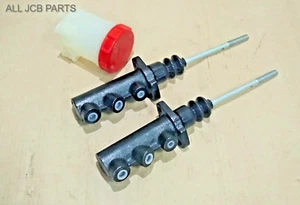 Jcb Brake Master Cylinder Set Of 2 Pc With Break Reservoir (15/920110 15/910800) - Picture 1 of 10
