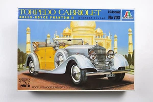 IITALERI ROLLS ROYCE TORPEDO CABRIOLET PHANTOM 1/24 AUTO CAR PLASTIC KIT VINTAGE - Imagen 1 de 5