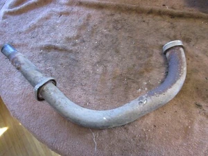 1983 Yamaha XVZ 1200 XVZ1200 left front exhaust header flange - Bild 1 von 3