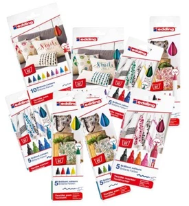 Marcador textil edding bolígrafos textiles set creativo - conjunto diferente a elegir - Imagen 1 de 6