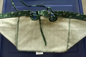 Longaberger Heritage grün Zwei-Griff Kuchen Korb Liner #212534-EUC - Bild 1 von 10