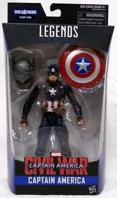 Hasbro Marvel Legends Giant-Man Series Captain America 6" Figure New Sealed - Image 1 of 4